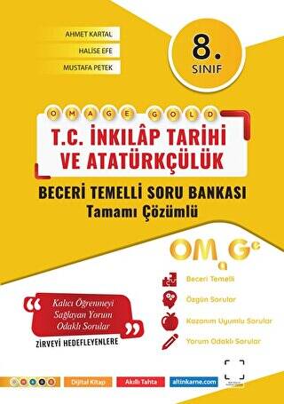 8. Sınıf Omage Gold İnkılap Tarihi ve Atatürkçülük Soru Bankası - 1