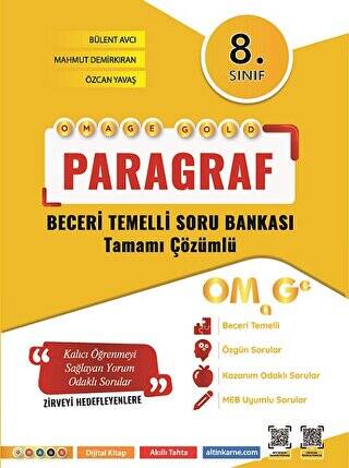 8. Sınıf Omage Gold Paragraf Soru Bankası - 1