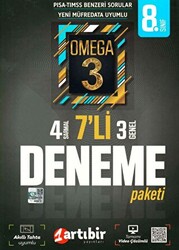 8. Sınıf Omega 3 7`li Deneme Paketi - 1