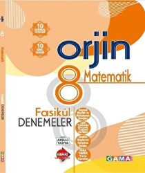 8. Sınıf Orjin Matematik Fasikül Denemeler - 1