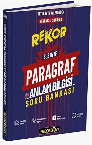 8. Sınıf Paragraf ve Anlam Bilgisi Rekor Soru Bankası - 1