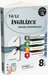 8. Sınıf Pisagor 16`lı İngilizce Denemesi - 1