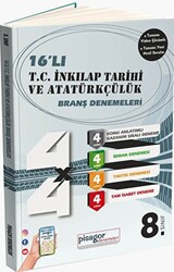 8. Sınıf Pisagor 16`lı İnkılap Tarihi ve Atatürkçülük Denemesi - 1