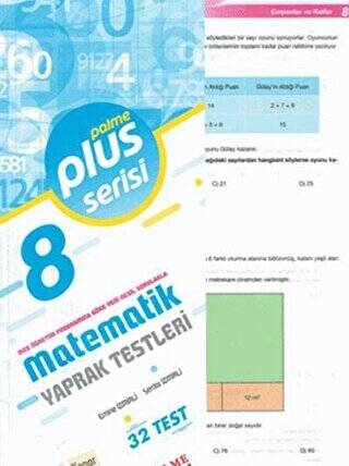 8. Sınıf Plus Serisi Matematik Yaprak Testleri - 1