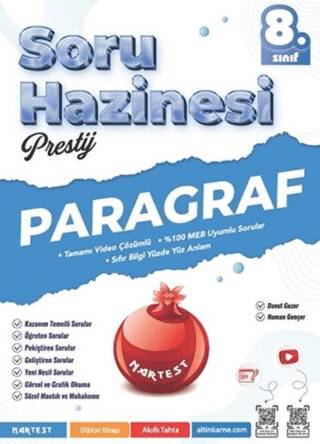 8. Sınıf Prestij Paragraf Soru Bankası - 1