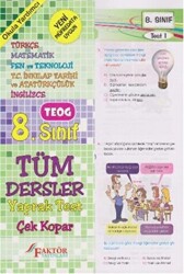 8. Sınıf Tüm Dersler Çek Kopar Yaprak Test - Faktör Yayınları