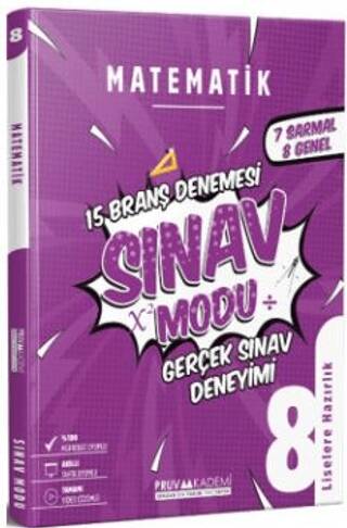 8. Sınıf Sınav Modu Matematik - 1