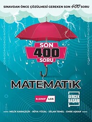 8. Sınıf Son 400 Soru Matematik Soru Bankası - 1