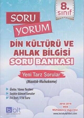 8. Sınıf Soru Yorum Din Kültürü ve Ahlak Bilgisi Soru Bankası - 1