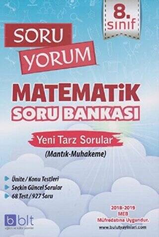 8. Sınıf Soru Yorum Matematik Soru Bankası - 1