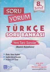 8. Sınıf Soru Yorum Türkçe Soru Bankası - 1