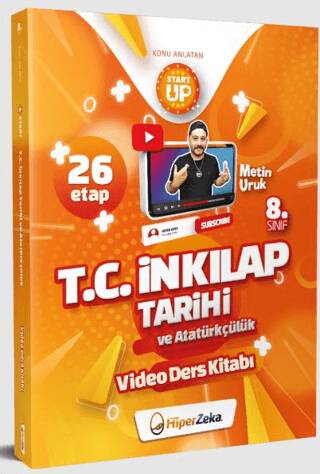 8. Sınıf Start Up T.C. İnkılap Tarihi Konu Anlatan Video Ders Kitabı - 1