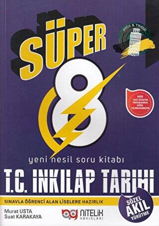 8. Sınıf Süper T. C. İnkılap Tarihi ve Atatürkçülük Yeni Nesil Soru Kitabı - 1