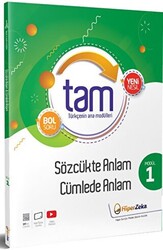 8. Sınıf TAM Türkçe 1 - Sözcükte Anlam Cümlede Anlam - 1