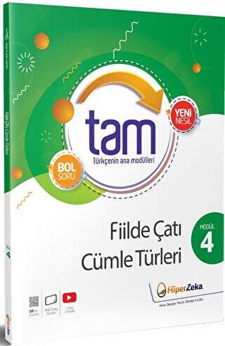 8. Sınıf TAM Türkçe 4 - Fiilde Çatı ve Cümle Türleri - 1