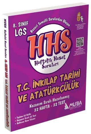 8. Sınıf T.C İnkılap tarihi Haftalık Hasat Soruları HHS - 1