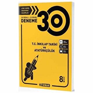 8. Sınıf TC İnkılap Tarihi ve Atatürkçülük 30 Deneme - 1
