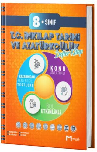 8. Sınıf T.C. İnkılap Tarihi ve Atatürkçülük Defter Kitap - 1