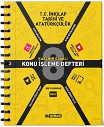 8. Sınıf T.C. İnkılap Tarihi ve Atatürkçülük Konu İşleme Defteri - 1