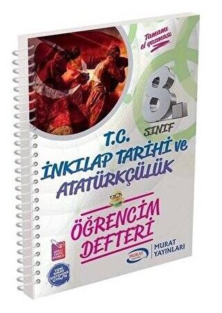 8. Sınıf T.C. İnkılap Tarihi ve Atatürkçülük Öğrencim Defteri - 1