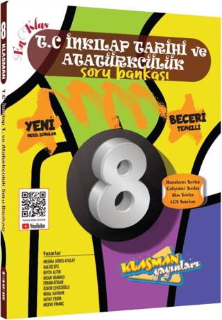 8. Sınıf T.C. İnkılap Tarihi ve Atatürkçülük Soru Bankası - 1