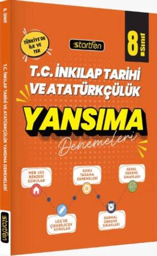 8. Sınıf T.C. İnkılap Tarihi ve Atatürkçülük Yansıma Denemeleri - 1