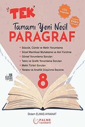 8. Sınıf Tek Paragraf Tamamı Yeni Nesil Soru Kitabı - Palme Yayınları