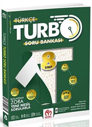 8. Sınıf Turbo Türkçe Soru Bankası - 1