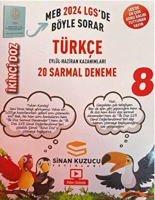 8. Sınıf Türkçe 20 Sarmal Deneme - 1