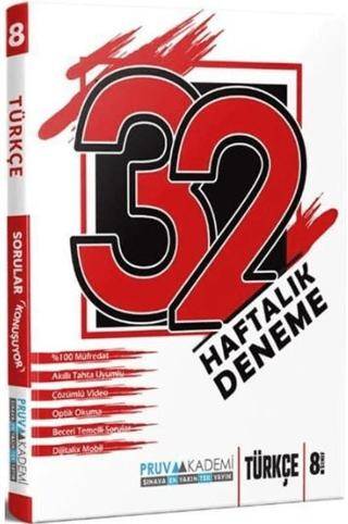 8. Sınıf Türkçe 32 Haftalık Deneme - 1