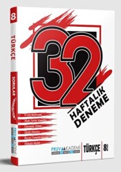 8. Sınıf Türkçe 32 Haftalık Deneme - 1