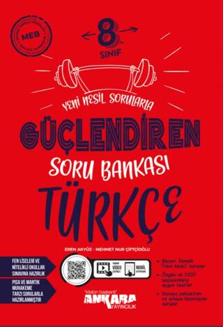 8. Sınıf Türkçe Güçlendiren Soru Bankası - 1