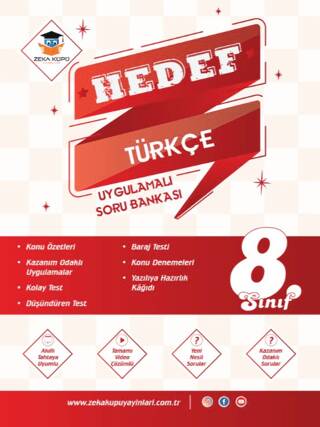 8. Sınıf Türkçe Hedef Uygulamalı Soru Bankası - 1