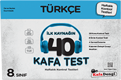 8. Sınıf Türkçe İlk Kaynağın 40 Kafa Test - 1