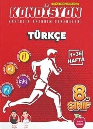 8. Sınıf Türkçe Kondisyon Haftalık Kazanım Denemeleri - 1