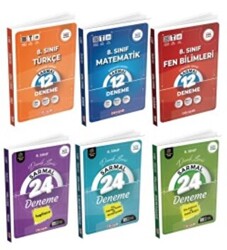 8. Sınıf Türkçe + Matematik + Fen Bilimleri + İngilizce + Din Kültürü Ve Ahlak Bilgisi + T.C İnkılap Tarihi Ve Atatürkçülük Sarmal Deneme Set - 1