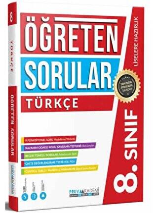 8. Sınıf Türkçe Öğreten Soru Bankası - 1