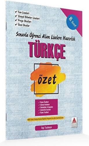 8. Sınıf Türkçe Özet Liselere Hazırlık - 1