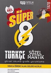 8. Sınıf Türkçe Süper Sözel Mantık Görsel Okuma ve Grafik Yorumlama Soru Kitabı - 1