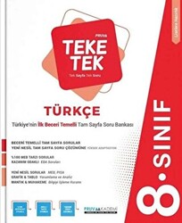 8. Sınıf Türkçe Teke Tek Soru Bankası - 1