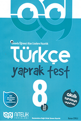 8. Sınıf Türkçe Yaprak Test - 1