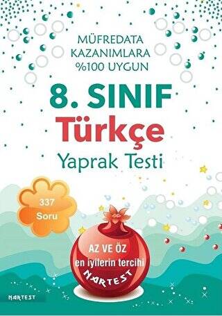 8. Sınıf Türkçe Yaprak Testi - 1