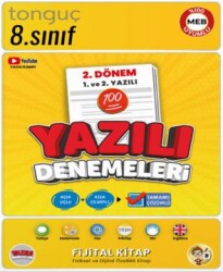 8. Sınıf Yazılı Denemeleri 2. Dönem 1 ve 2. Yazılı - Tonguç Akademi