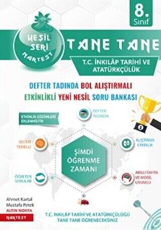 8. Sınıf Yeşil Tane Tane T.C. İnkılap Tarihi Ve Atatürkçülük Soru Bankası - 1