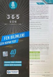 8.Sınıf 365 Gün Fen Bilimleri 40 Yaprak Test - 1