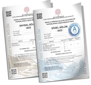 8. Sınıf AV LGS Tıpkı Basım 2022 Çıkmış Soru Denemesi SAY-SÖZ - 1