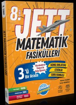 8.Sınıf Jett Matematik Fasiküller Soru Bankası - 1