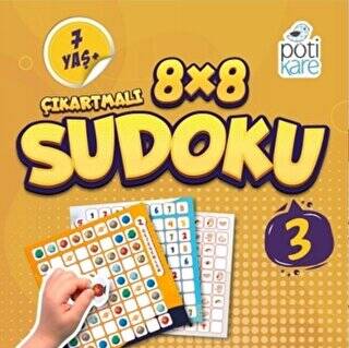 8x8 Çıkartmalı Sudoku 3 - 1