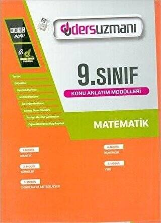 9. Sınıf Matematik Ders Uzmanı Fasükülleri - 1