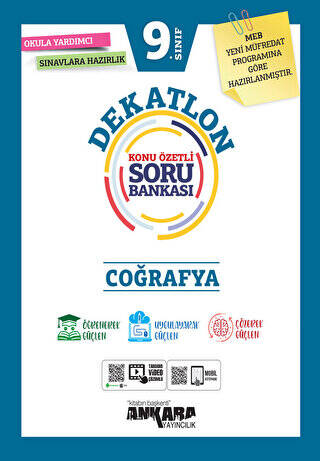 9. Sınıf Coğrafya Dekatlon Konu Özetli Soru Bankası - 1